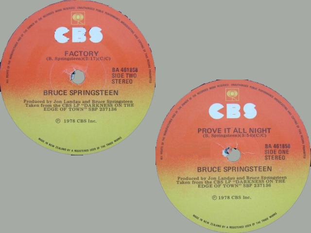 Bruce Springsteen - PROVE IT ALL NIGHT / FACTORY
